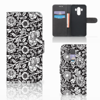 Huawei Mate 10 Pro Hoesje Black Flowers