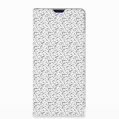Samsung Galaxy S10 Plus Hoesje met Magneet Stripes Dots