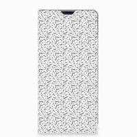 Samsung Galaxy S10 Plus Hoesje met Magneet Stripes Dots