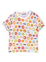 Moschino Kids t-shirt à imprimé graphique - Blanc - thumbnail