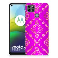 Siliconen Hoesje Motorola Moto G9 Power Barok Roze - thumbnail