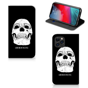 Mobiel BookCase Apple iPhone 11 Pro Skull Eyes