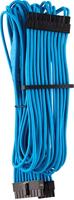 Corsair Premium kabel, 24 pin, ATX, type 4 (generatie 4-serie), met ommanteling, blauw