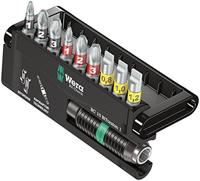 Wera 05056374001 Bit-Check Set 8700-9/BTZ BiTorsion Extra stoer met Rapidaptor voor boor/bestuurders, metalen verbinding, SL, PZ, PH 10st