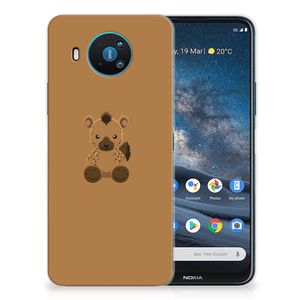 Nokia 8.3 Telefoonhoesje met Naam Baby Hyena