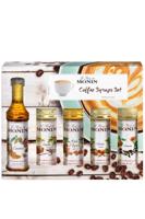 Monin Sirup Coffee Set Amaretto, Karamel, Gember, Hazelnoot, Vanille 250 ml Dessertsiroop