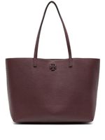 Tory Burch sac cabas McGraw en cuir - Violet - thumbnail