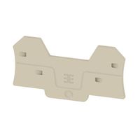 Afsluitplaat (klemmen), 77,6 mm x 2,1 mm, donkerbeige Weidmüller ALEP 4C 2.5 2871790000 20 stuk(s)