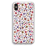 Planets Space: iPhone X Transparant Hoesje