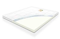 Traagschuim NASA Topdekmatras/topper Bamboo Deluxe 90x200 dikte 12 cm