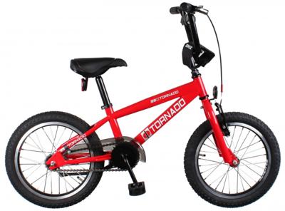 Bike Fun Cross Tornado 16 Inch 34 cm Junior Terugtraprem Groen