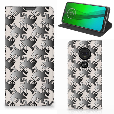 Motorola Moto G7 | G7 Plus Hoesje maken Salamander Grey