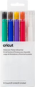 Cricut 2009979 markeerstift 8 stuk(s) Zwart, Blauw, Groen, Oranje, Paars, Rood, Geel