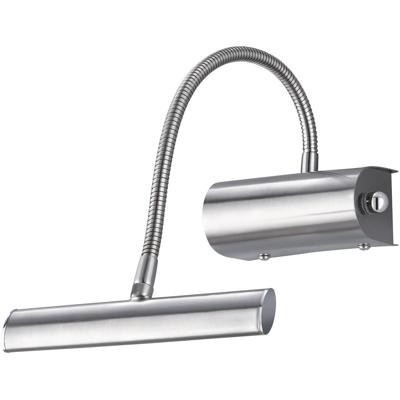 LED Spiegel- en Schilderijverlichting 4W. Dimbaar. Warm Wit 3000K. Mat Nikkel