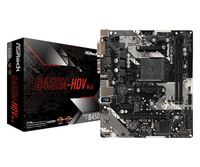 ASRock B450M-HDV R4.0 Moederbord Socket AMD AM4 Vormfactor Micro-ATX Moederbord chipset AMD® B450