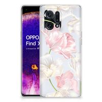 OPPO Find X5 TPU Case Lovely Flowers - thumbnail