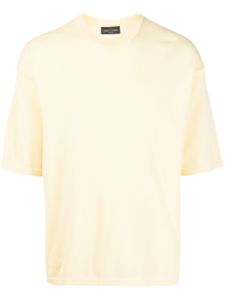 Roberto Collina t-shirt en maille à col rond - Jaune