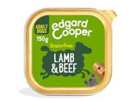 Edgard & Cooper Natuurlijk Nat Hondenvoer - (Lamsvlees & Rundvlees, ‎11x150g cup) - Graan- en glutenvrij, natuurlijke ingrediënten en vers vlees, vol essentiële aminozuren voor een gezonde binnenkant