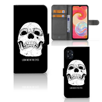 Telefoonhoesje met Naam Samsung Galaxy A04e Skull Eyes - thumbnail