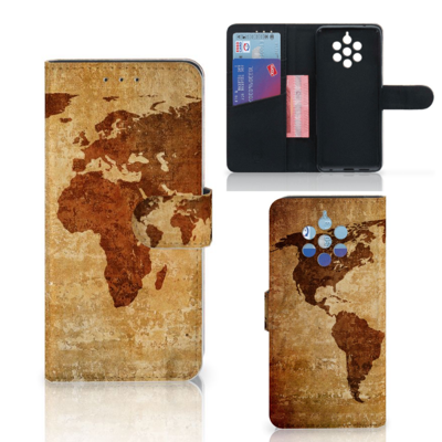 Nokia 9 PureView Flip Cover Wereldkaart