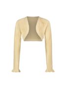 Le Chic Meisjes bolero lurex gebreid - Omara - Champagne - thumbnail