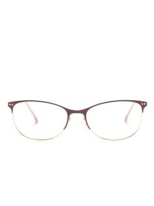 Carolina Herrera lunettes de vue à monture papillon - Marron