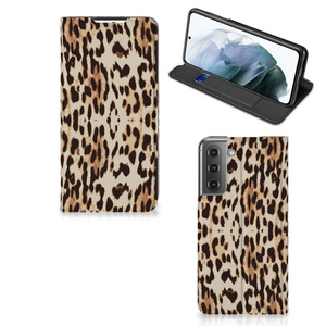 Samsung Galaxy S21 FE Hoesje maken Leopard