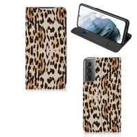 Samsung Galaxy S21 FE Hoesje maken Leopard - thumbnail