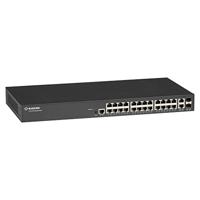Black Box - Gigabit Ethernet (1000 Mbit/s) beheerde switch - (24) 10/100/1000 Mbit/s koper RJ45, (2) 100/1000 Mbit/s Dual Media RJ45/SFP