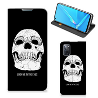 Mobiel BookCase OPPO A52 | A72 Skull Eyes - thumbnail