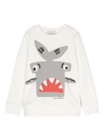 Stella McCartney Kids sweat à imprimé requin - Tons neutres - thumbnail