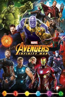 Avengers Infinity War Characters Poster 61x91.5cm Avengers Infinity War Characters Poster 61x91.5cm