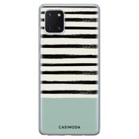 Samsung Galaxy Note 10 Lite siliconen hoesje - Stripes on stripes