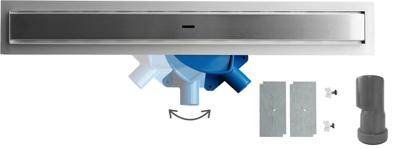 Beaux Lens Douchegoot met flens 80 cm