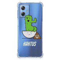 Motorola Moto G54 Stevig Bumper Hoesje Cactus Poo