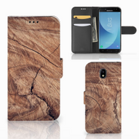 Samsung Galaxy J5 2017 Book Style Case Tree Trunk - thumbnail