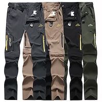 heren cargo broek converteerbare broek / afritsbaar buiten vissen reizen wandelen werk safari broek broek zomer waterdicht sneldrogend lichtgewicht ademend elastaan ritsvak elastische taille bodems Lightinthebox