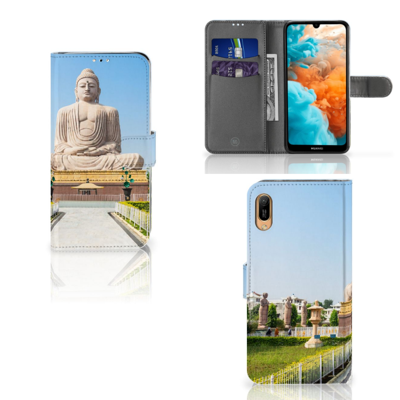 Huawei Y6 (2019) Flip Cover Boeddha Huawei Y6 (2019) Flip Cover Boeddha