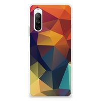 Sony Xperia 10 III TPU Hoesje Polygon Color - thumbnail