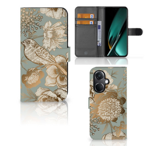 Hoesje voor OnePlus Nord CE 3 Vintage Bird Flowers