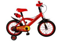 disney cars kinderfiets - jongens - 14 inch - rood - twee handremmen