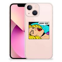 iPhone 13 mini Silicone Back Cover Popart Oh Yes - thumbnail