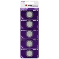 AgfaPhoto Lithium-knoopcel CR2016 Batterijen – 5 stuks