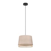 Eglo Hanglamp Tabley Ø 38cm - linnen met rotan 43975