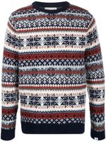 Mackintosh pull Impulse en maille fairisle - Bleu