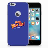 Apple iPhone 6 Plus | 6s Plus Siliconen hoesje met naam Never Give Up