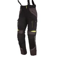MODEKA Panamericana Pants Lady, Textiel motorbroek dames, Zwart-Geel