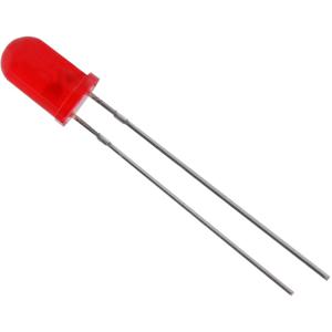 TRU COMPONENTS 1573740 Bedrade LED Rood Rond 5 mm 280 mcd 50 ° 20 mA 2.1 V