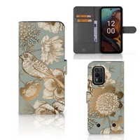 Hoesje voor Nokia XR21 Vintage Bird Flowers - thumbnail