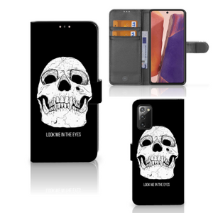 Telefoonhoesje met Naam Samsung Galaxy Note 20 Skull Eyes